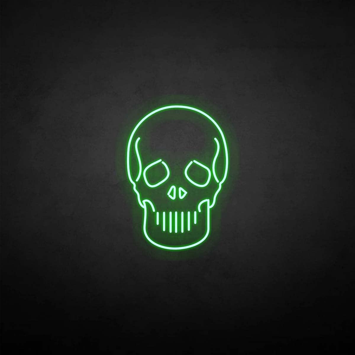 'Skeleton' neon sign