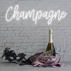 Champagne Neon Sign Wine Bar Led Light