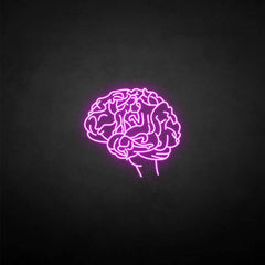 'Brain' neon sign