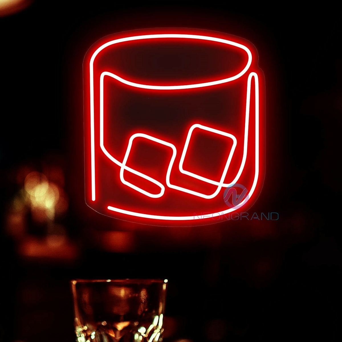 Whiskey Neon Sign Alcohol Drinking Led Light