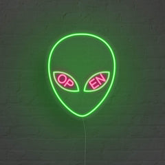Alien Open LED Neon Sign