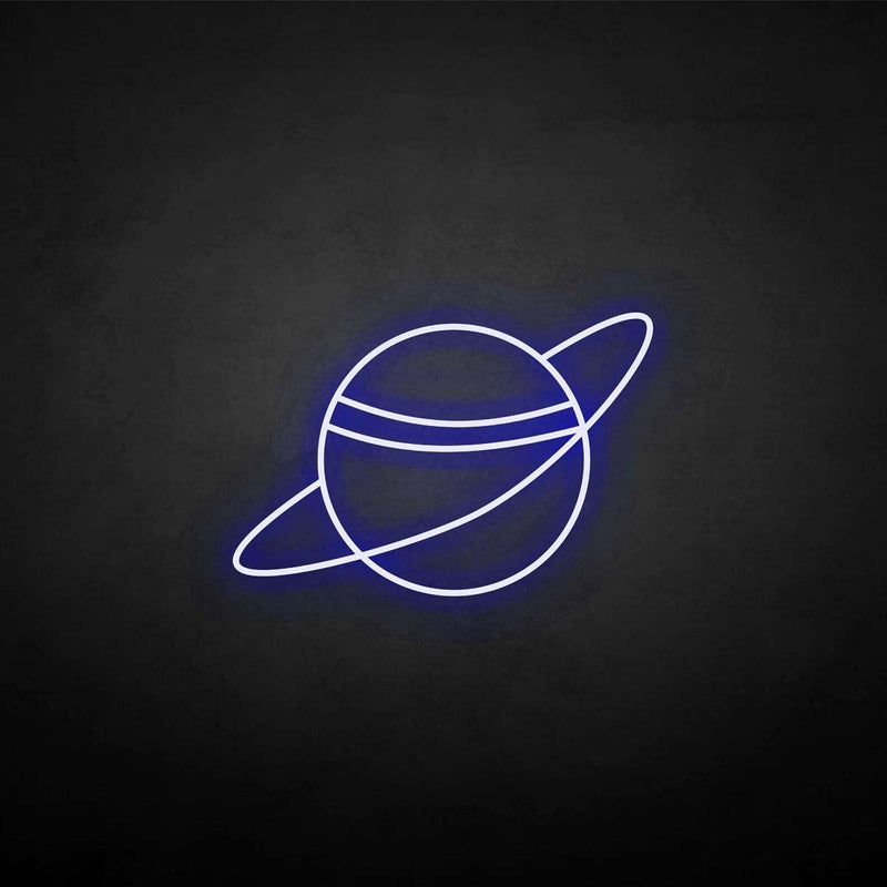 planet neon sign