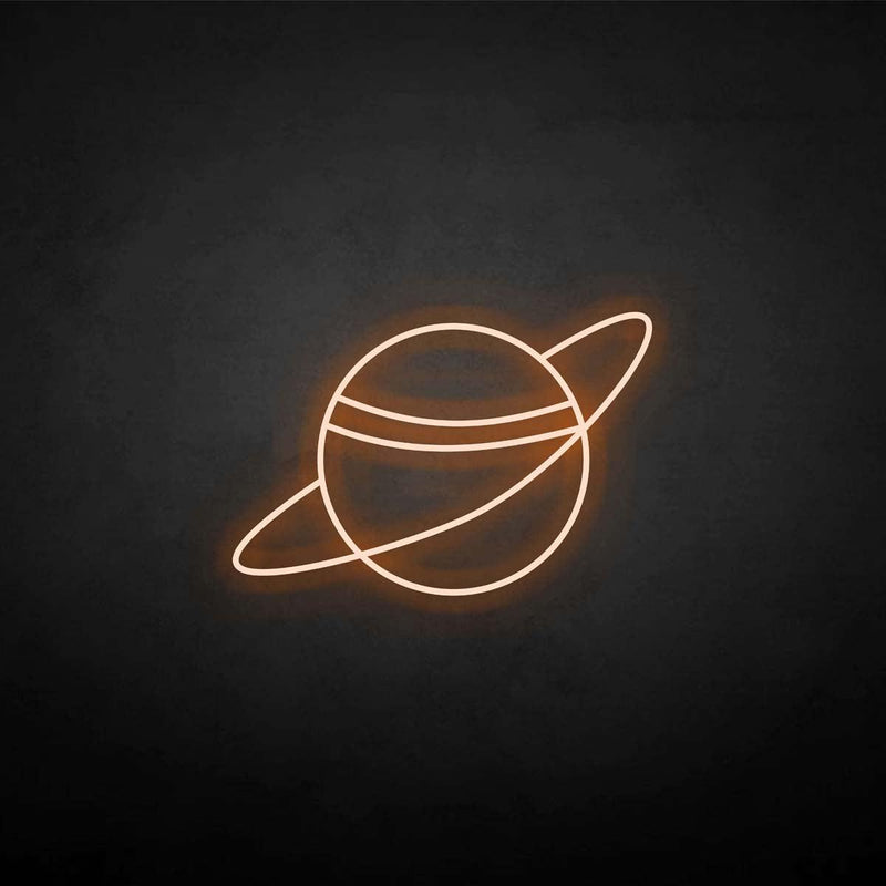 planet neon sign