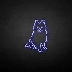 Samoyed neon sign