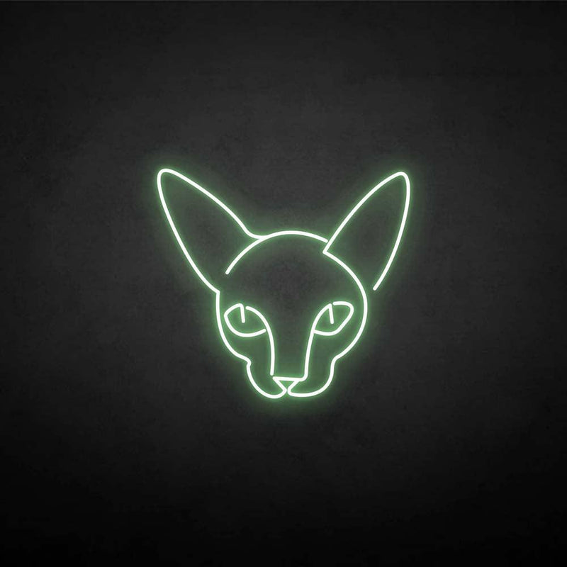 Sphinx cat neon sign