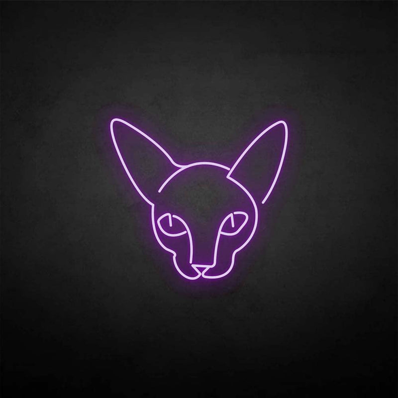 Sphinx cat neon sign