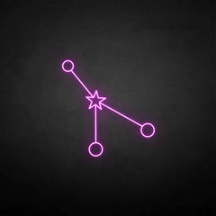 Cancer neon sign
