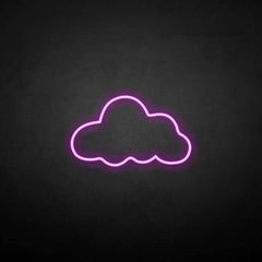 Cloud neon sign