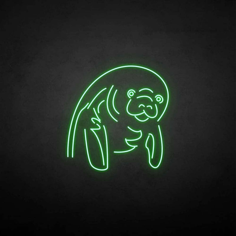 Walrus neon sign