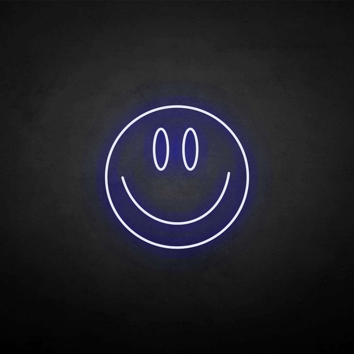 'SMILE' neon sign
