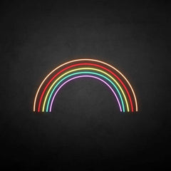 'Rainbow' neon sign