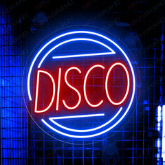 Disco Neon Sign Club Music Led Light Neon Bar Sign