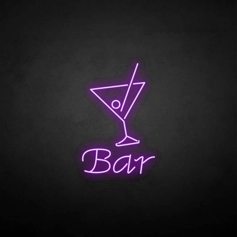 'Bar2' neon sign