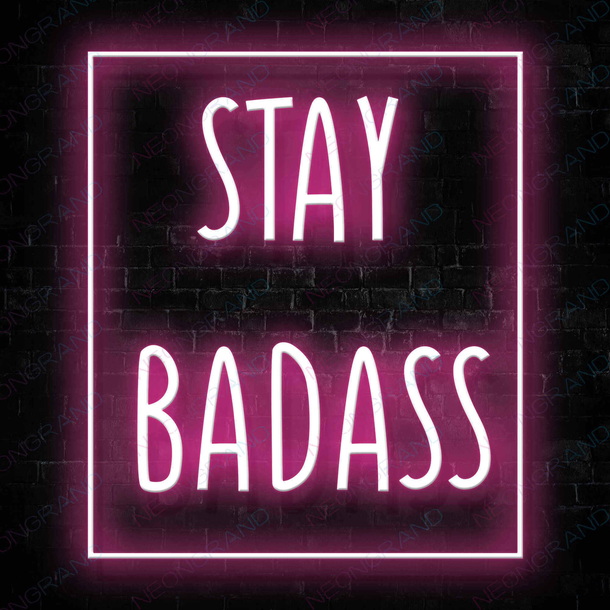 Stay Badass Neon Sign Girls Led Light