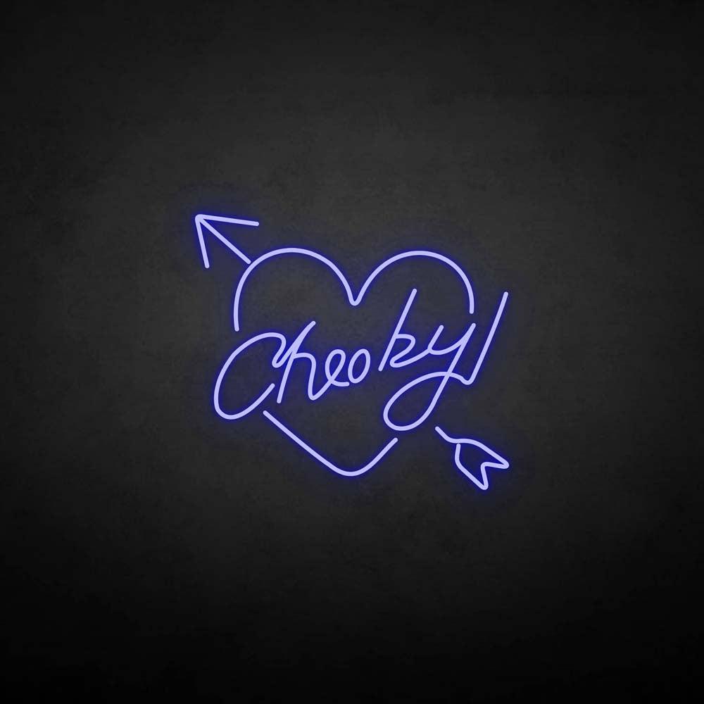 'Cheoby' neon sign