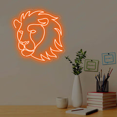 Lion Neon Sign Animal Led Light Cool Neon Signs