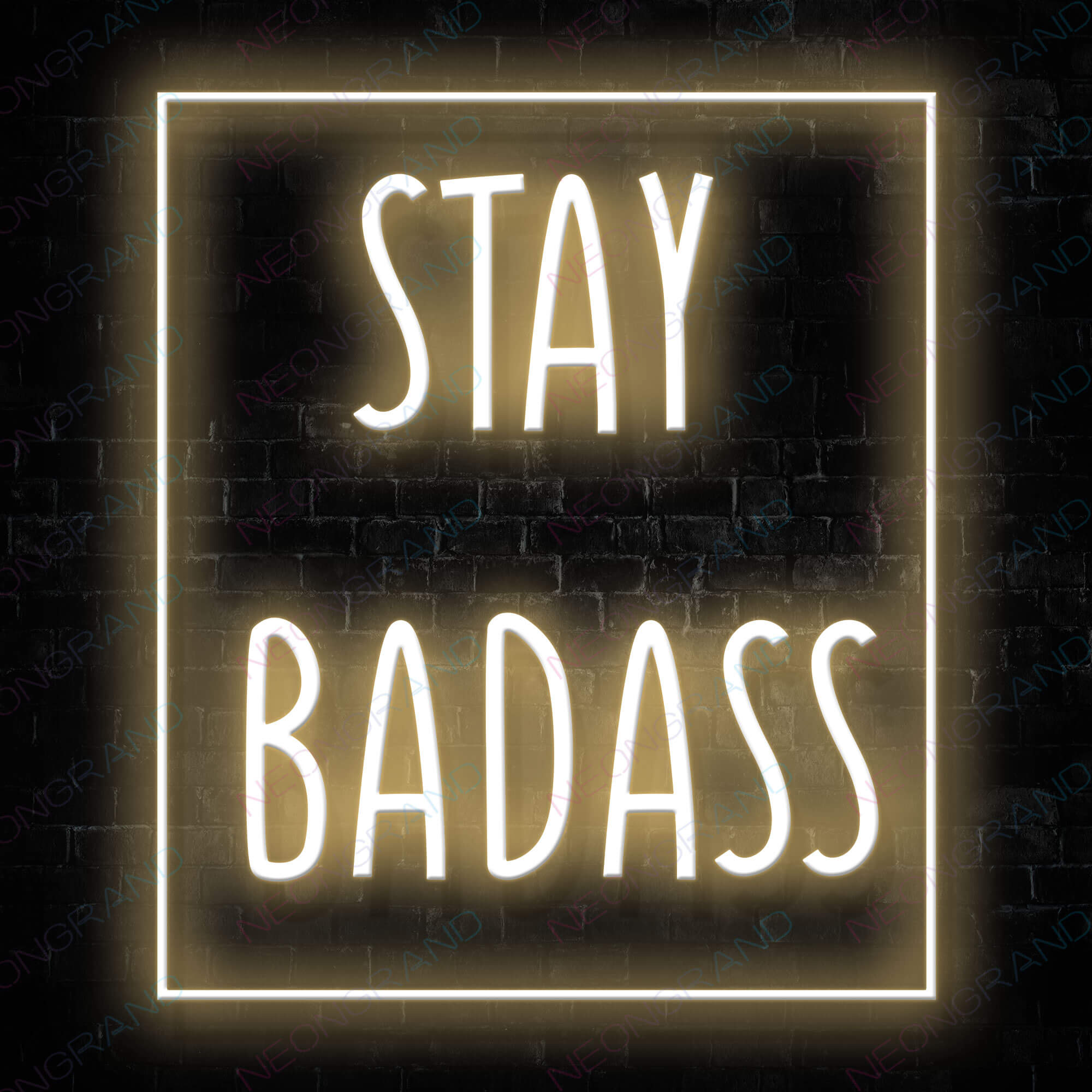 Stay Badass Neon Sign Girls Led Light