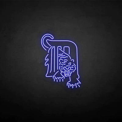 'm&tiger' neon sign