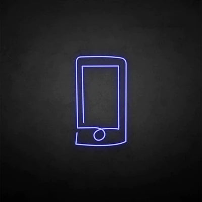 ‘’Phone' neon sign