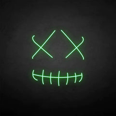 'X X' neon sign