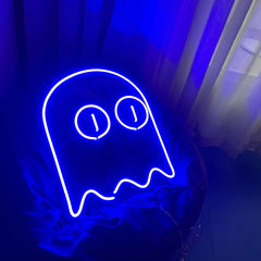 'ghost' neon sign