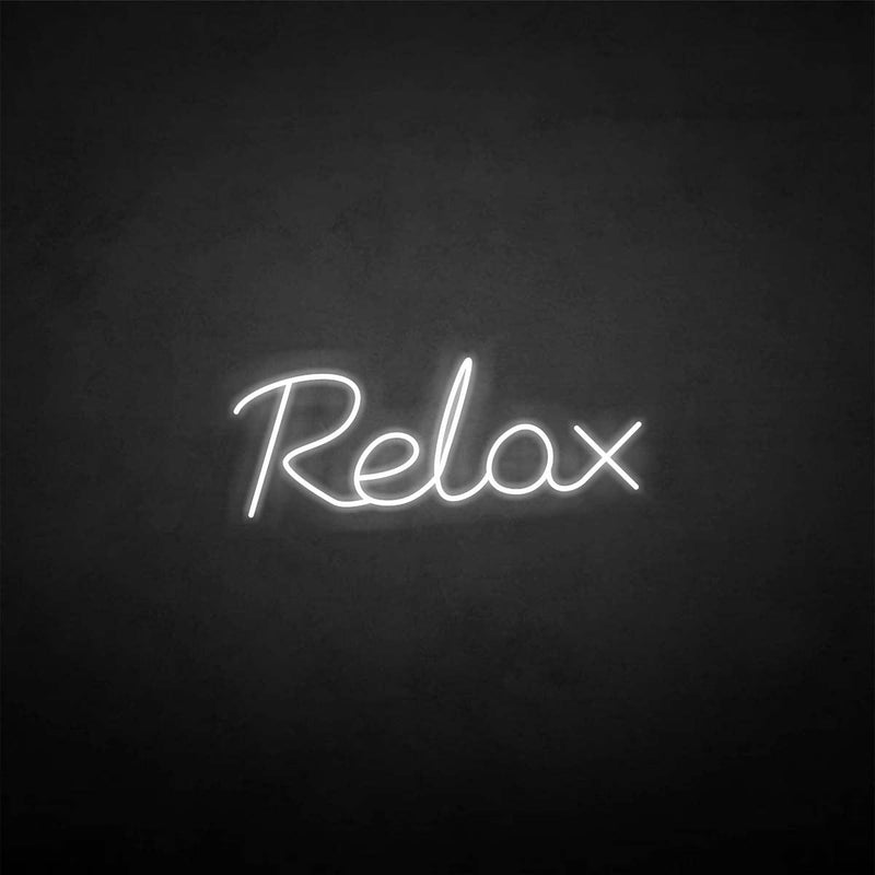 Relax neon sign
