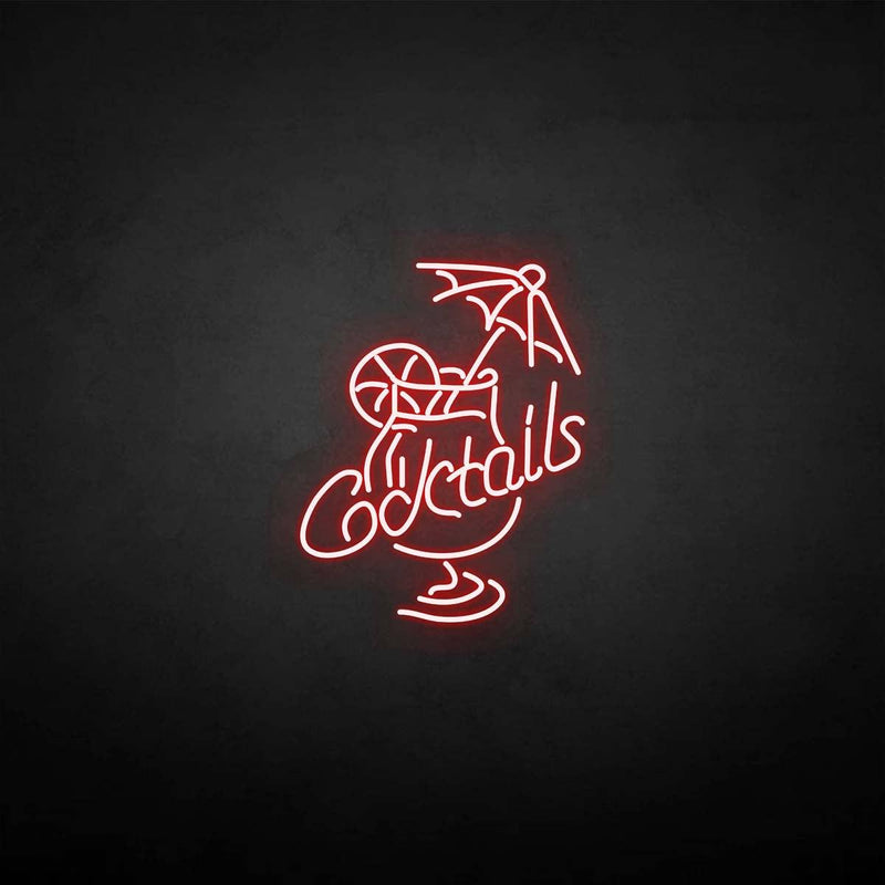 cocktail neon sign