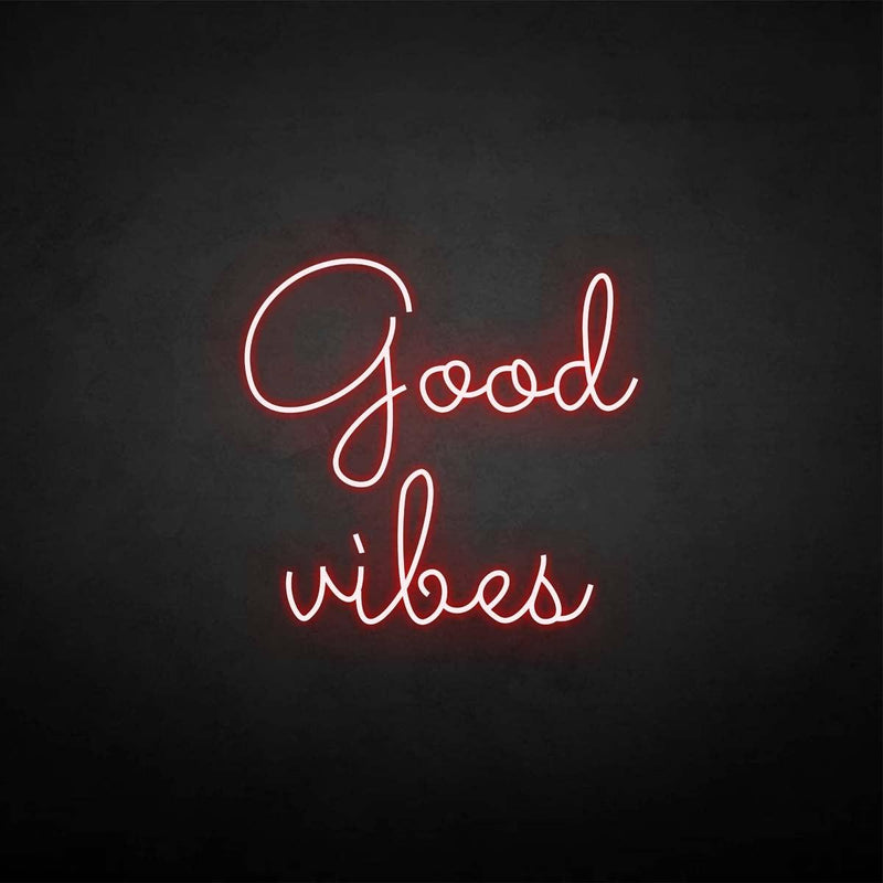 Good vibes neon sign